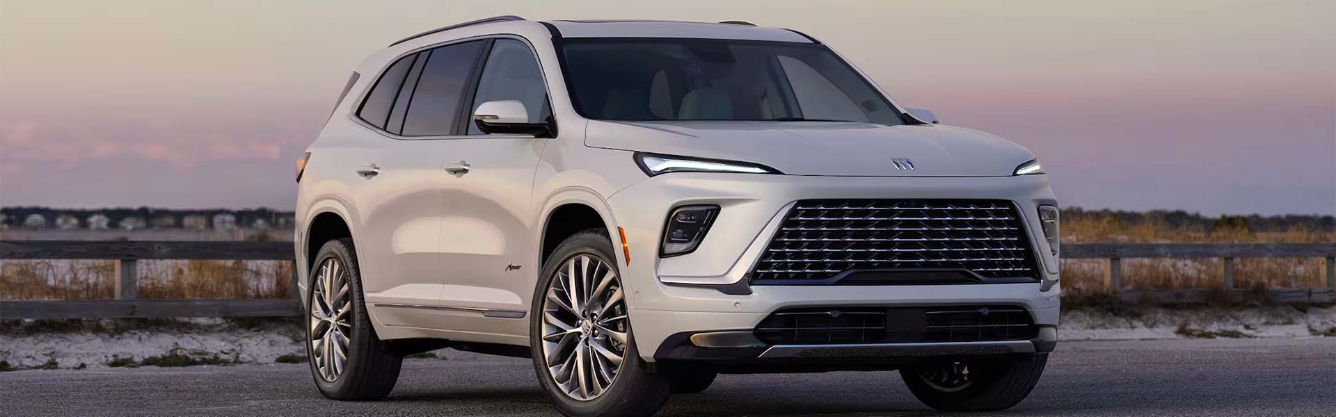 2025 Buick Enclave parked on a road.