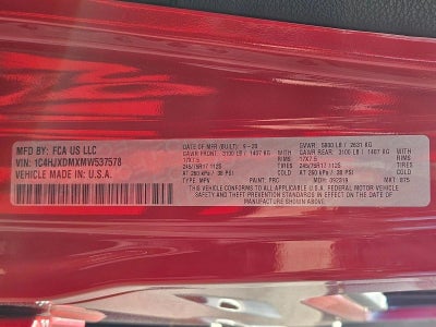 2021 Jeep Wrangler Unlimited Sport S