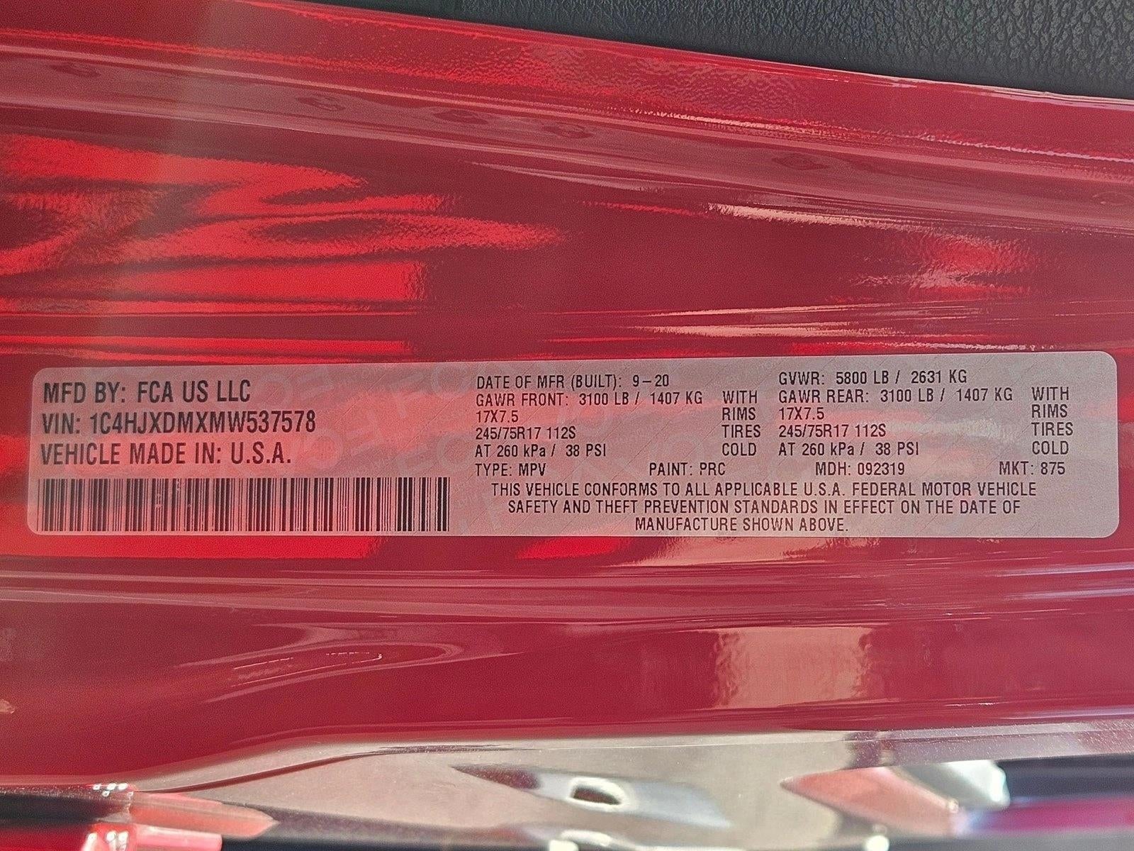 2021 Jeep Wrangler Unlimited Sport S