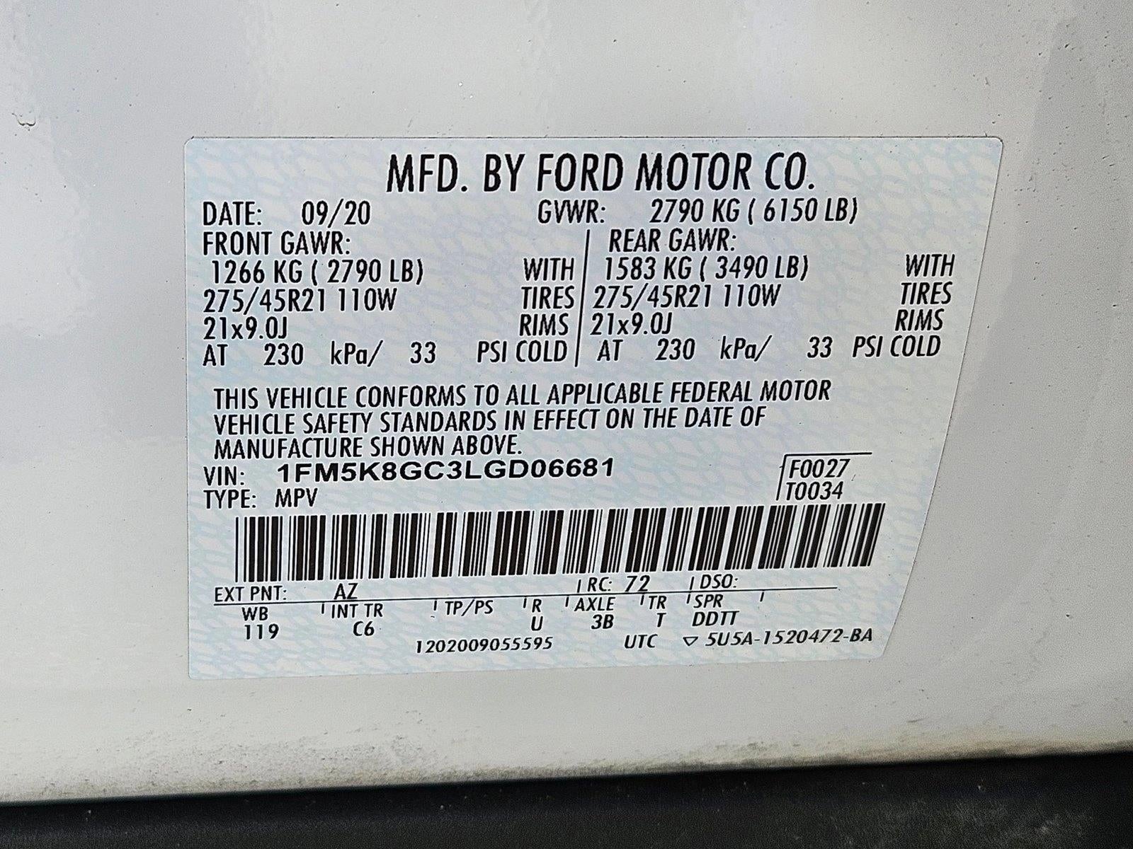 2020 Ford Explorer ST