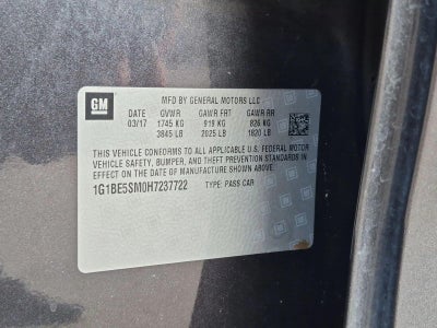 2017 Chevrolet Cruze LT