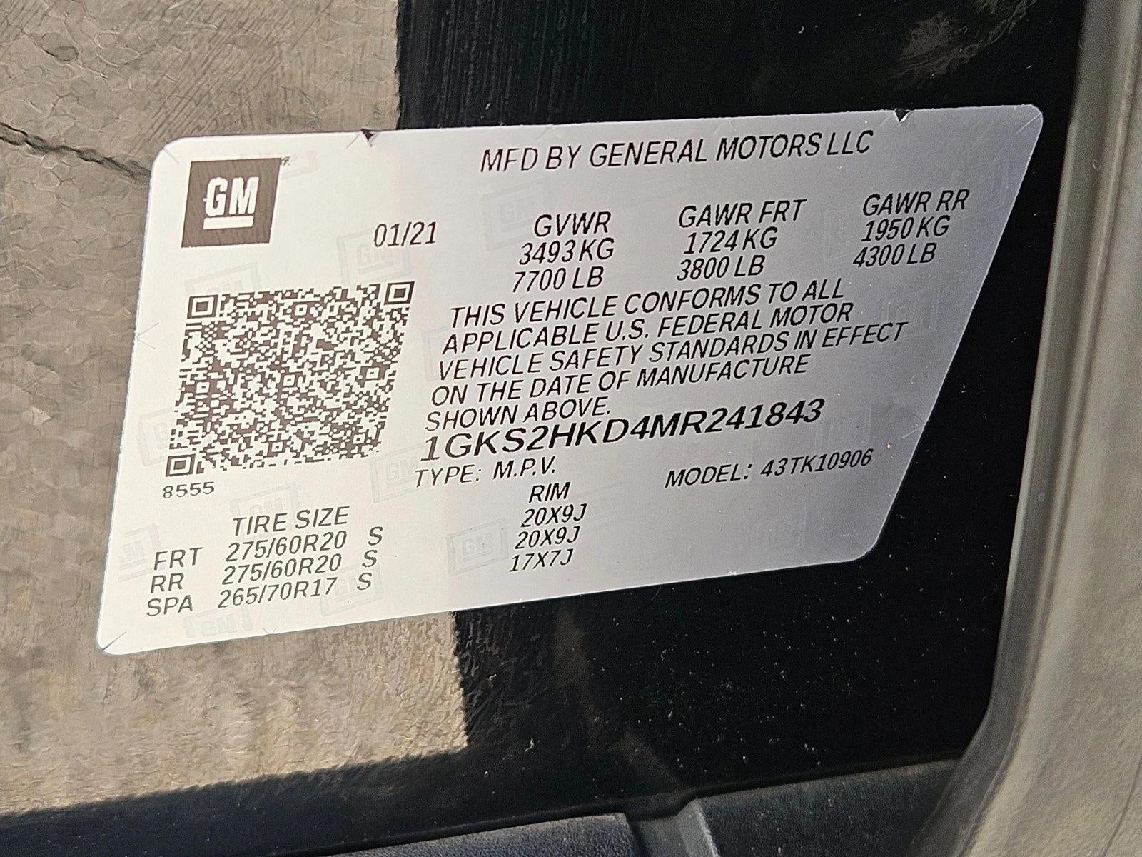 2021 GMC Yukon XL AT4