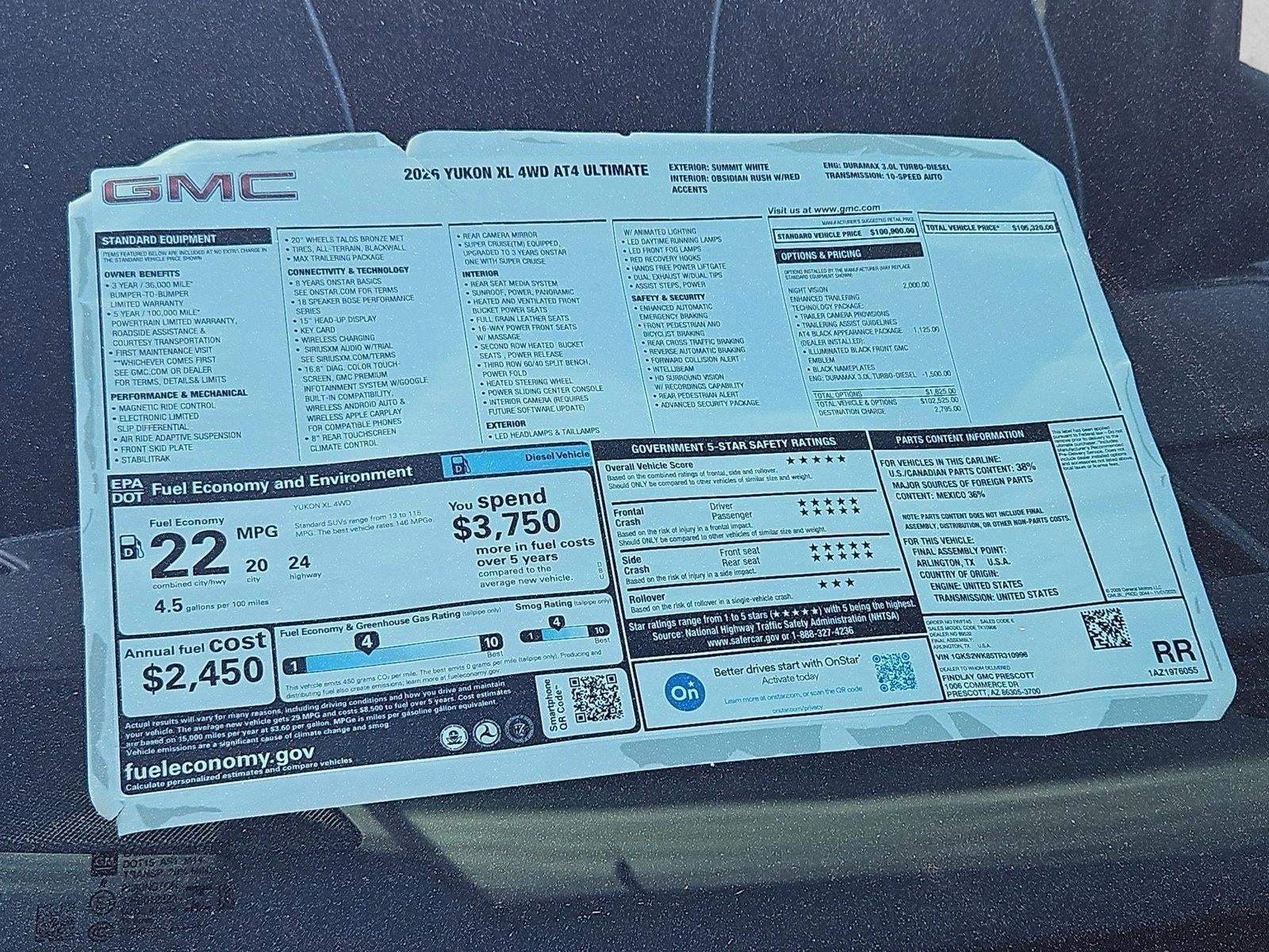 2026 GMC Yukon XL AT4 Ultimate