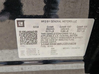 2018 Chevrolet Traverse LT Leather