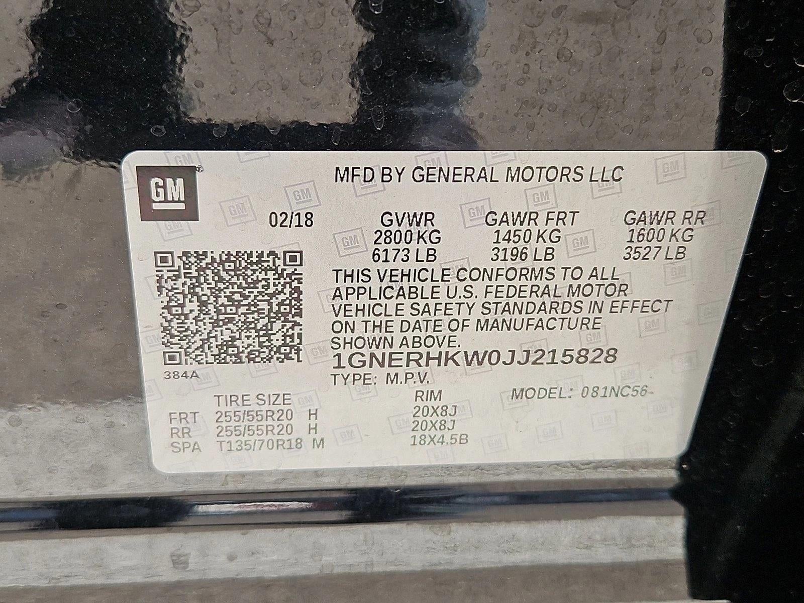 2018 Chevrolet Traverse LT Leather