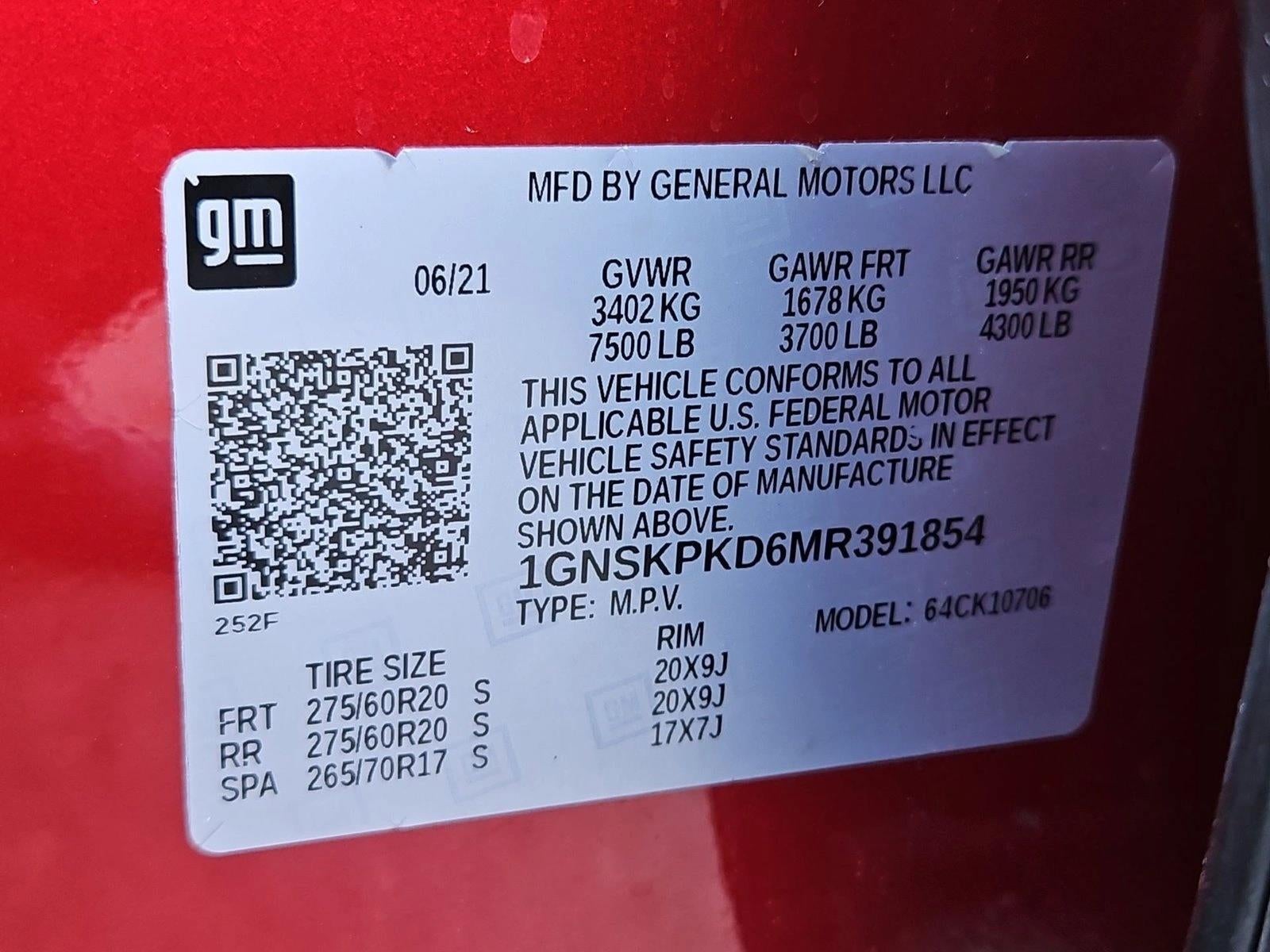 2021 Chevrolet Tahoe Z71