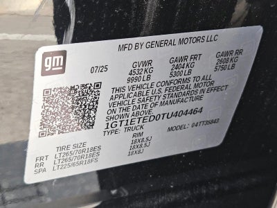 2026 GMC Sierra EV Elevation Extended Range