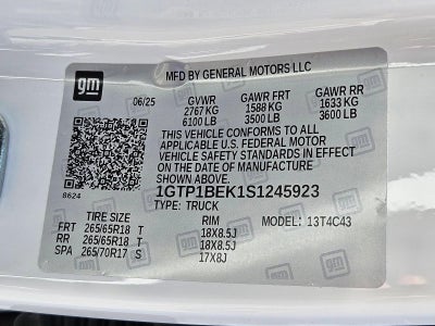 2025 GMC Canyon Elevation