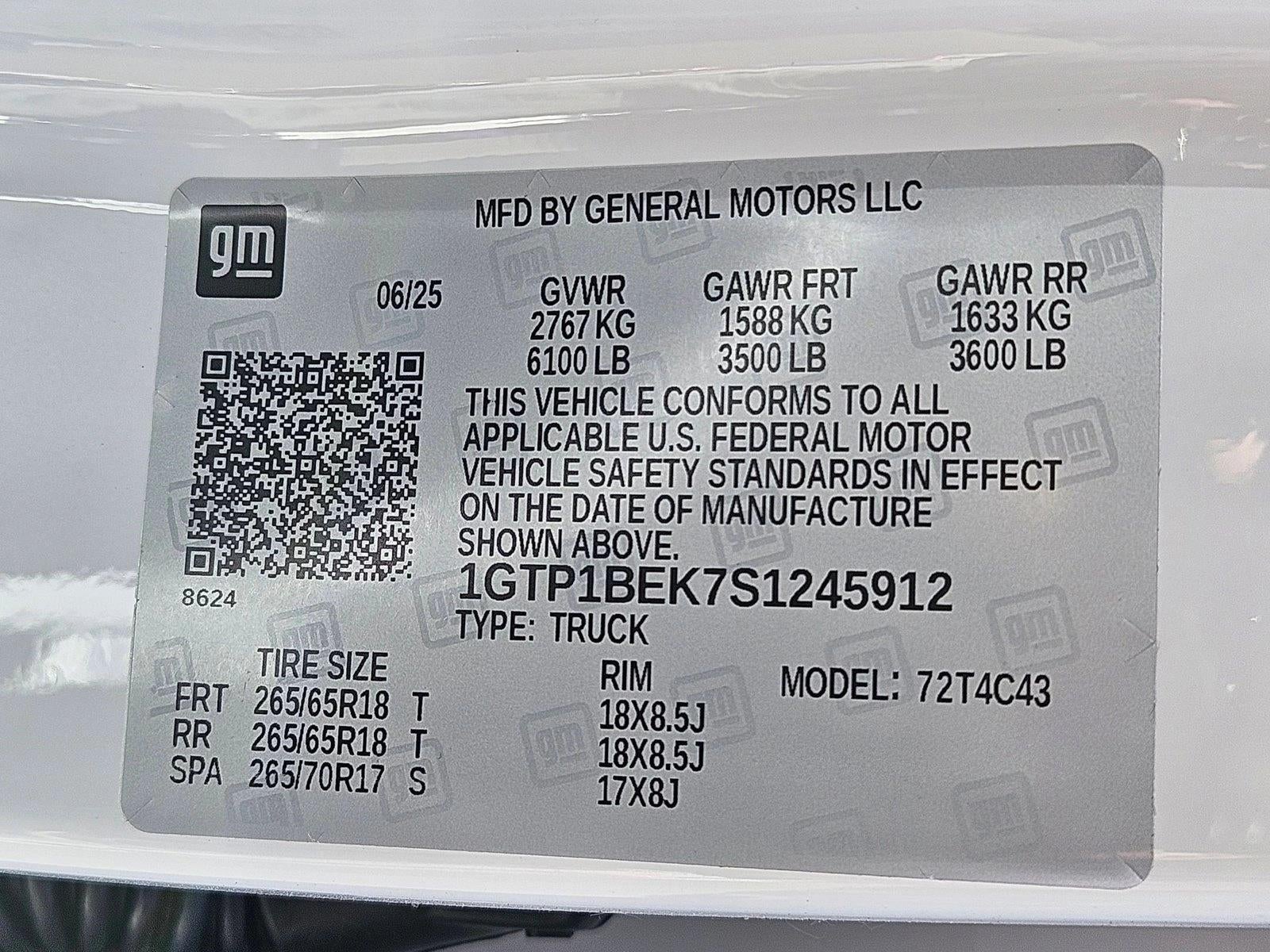 2025 GMC Canyon Elevation