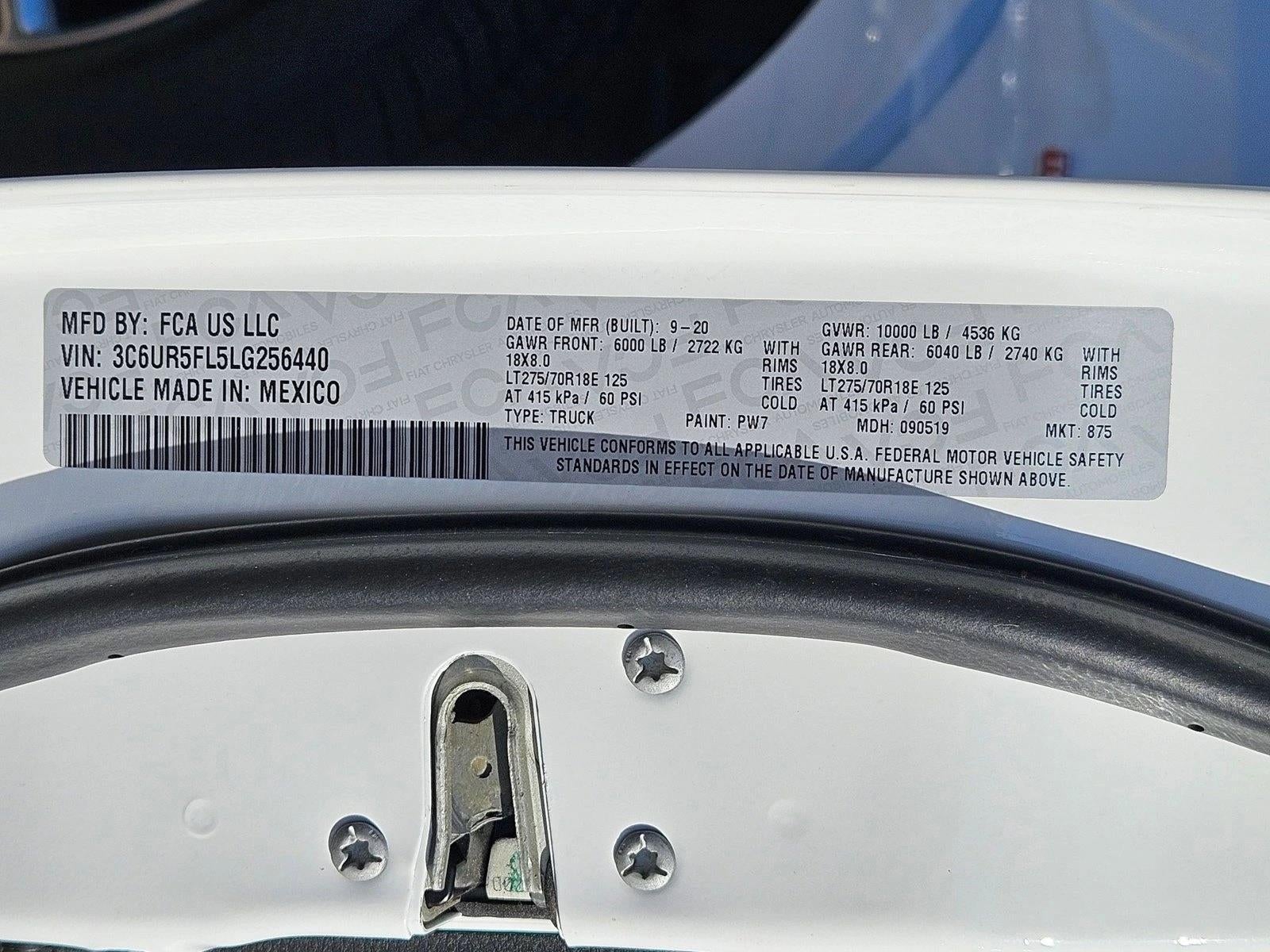 2020 RAM 2500 Laramie