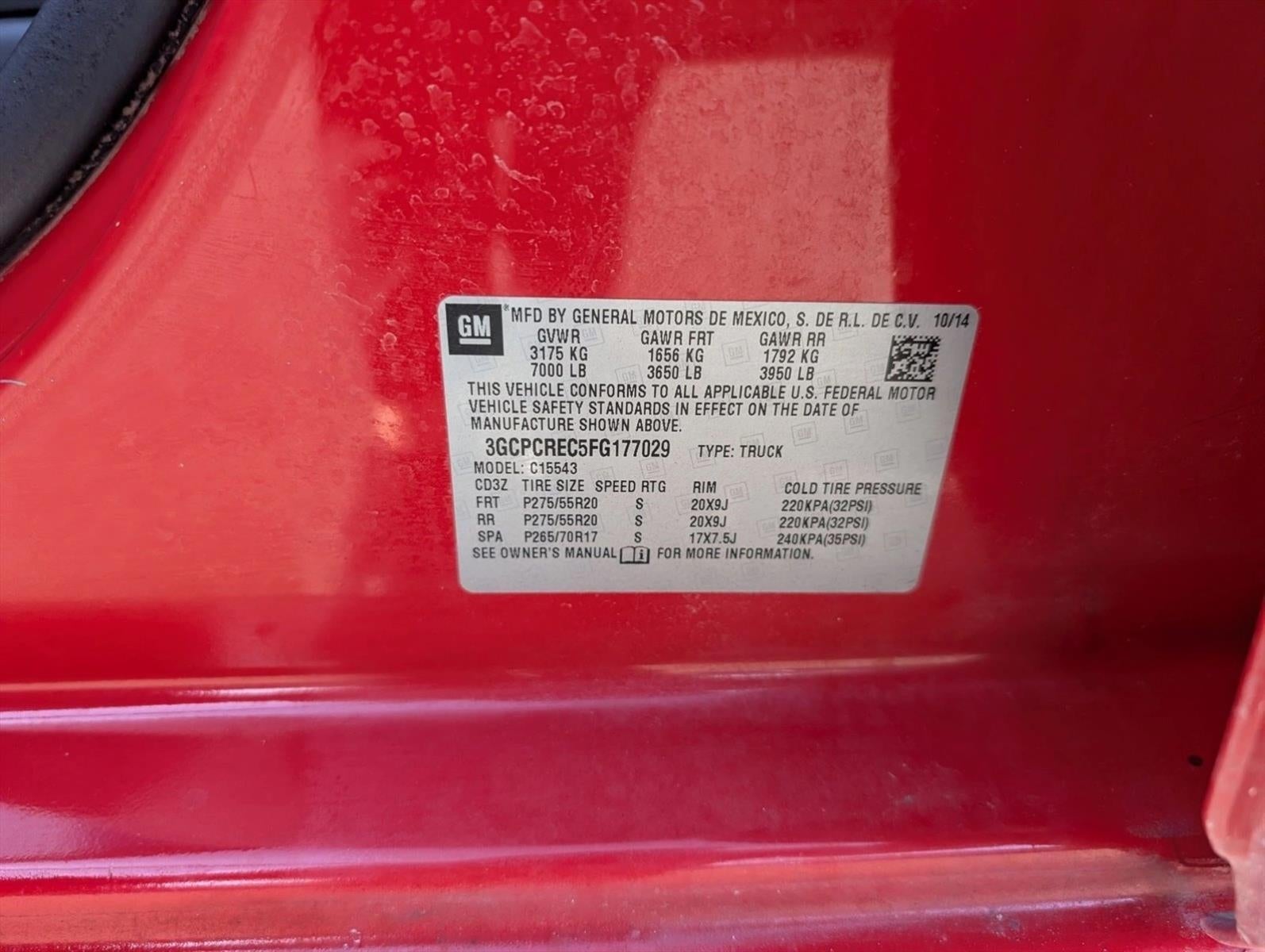 2015 Chevrolet Silverado 1500 LT