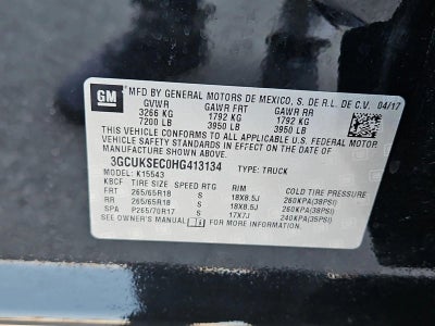 2017 Chevrolet Silverado 1500 LTZ