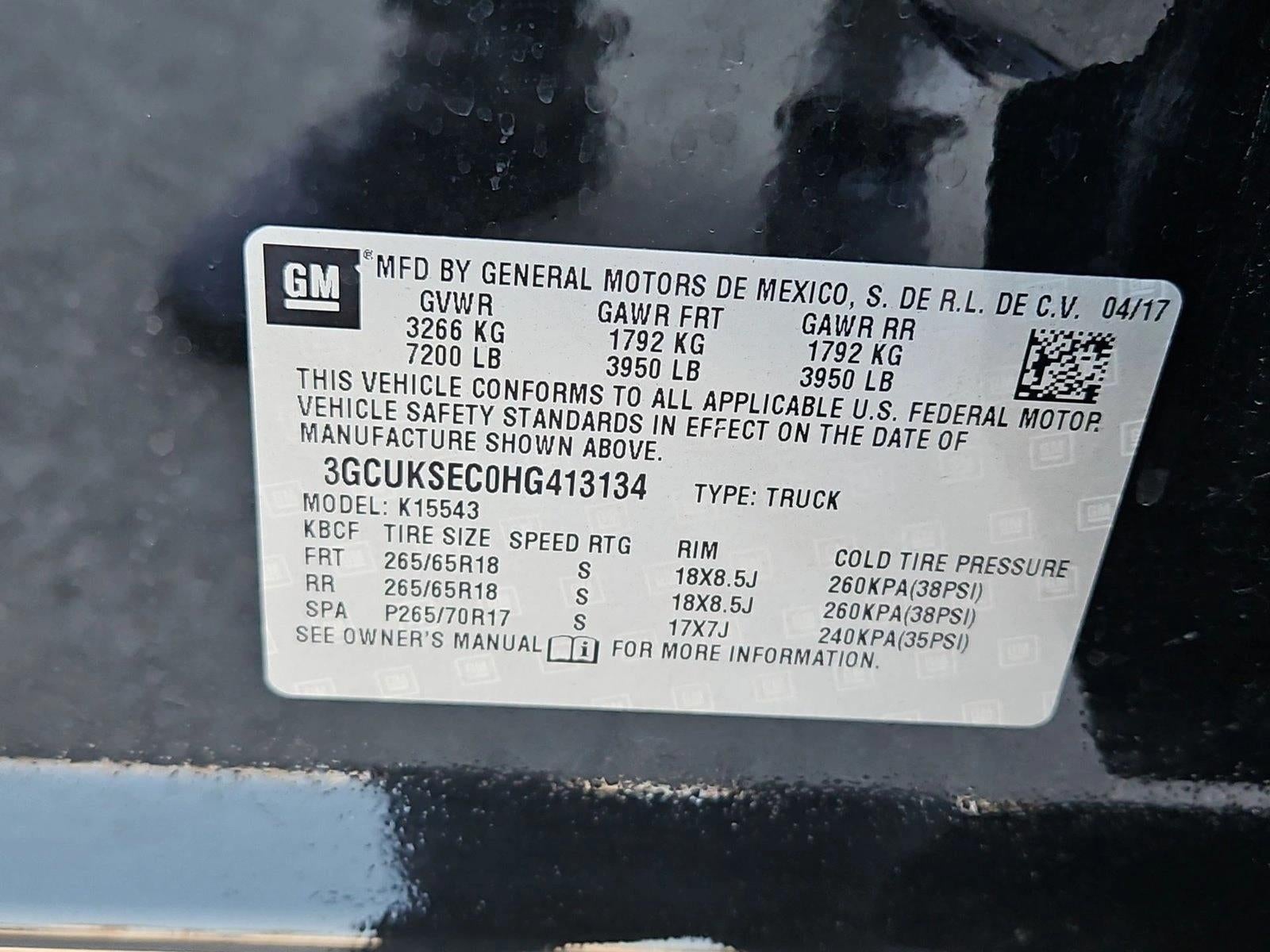 2017 Chevrolet Silverado 1500 LTZ