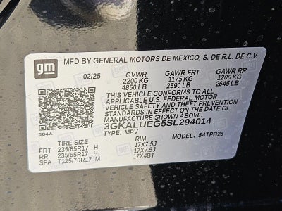 2025 GMC Terrain Elevation