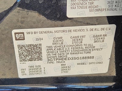 2025 GMC Sierra 1500 SLT