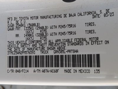 2023 Toyota Tacoma SR5 V6