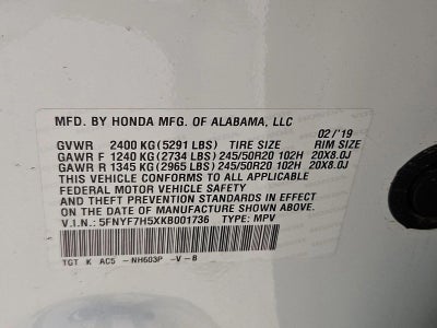 2019 Honda Passport EX-L