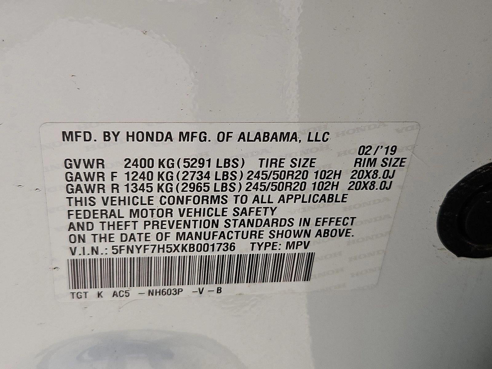 2019 Honda Passport EX-L