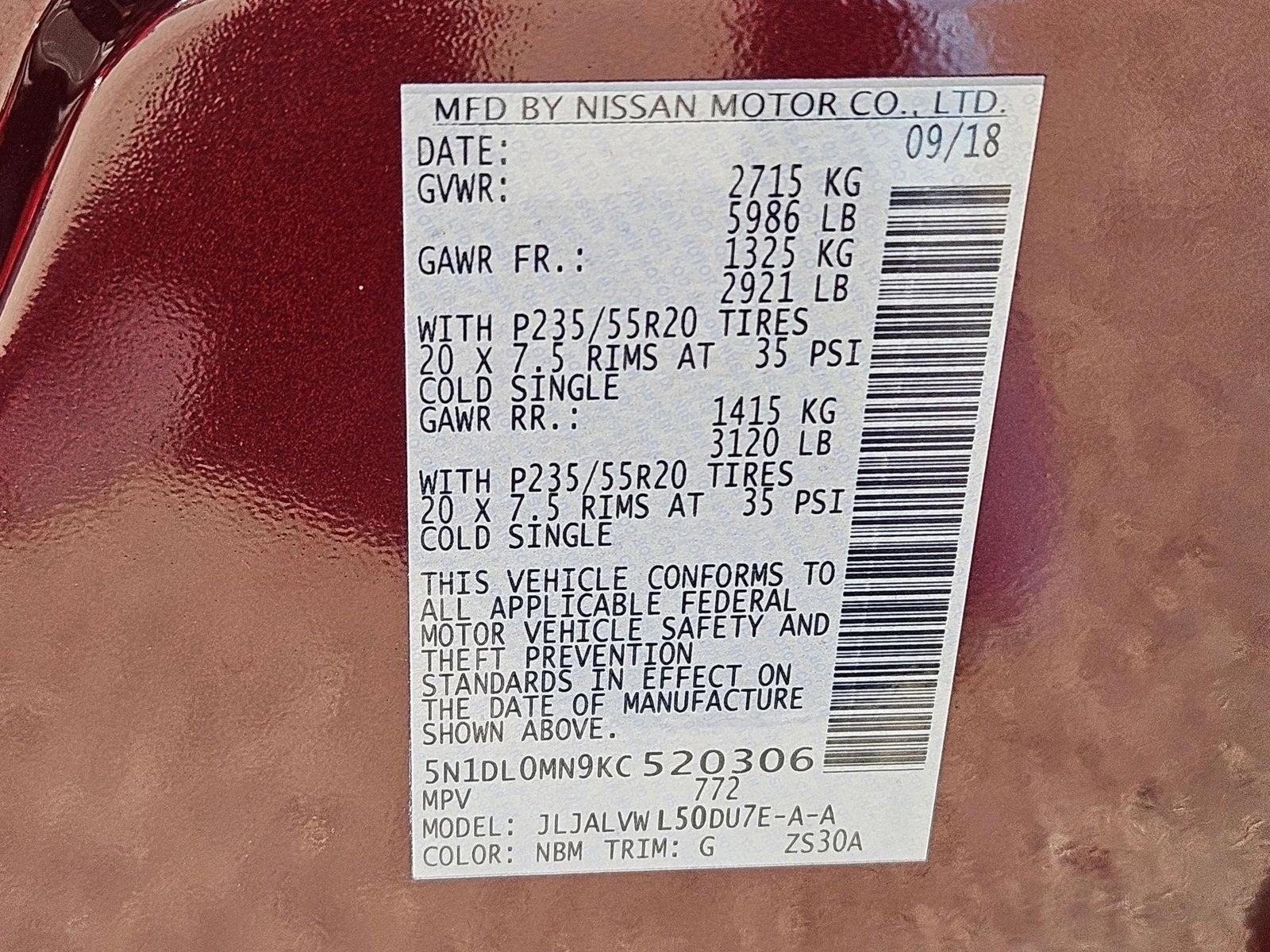 2019 INFINITI QX60 LUXE