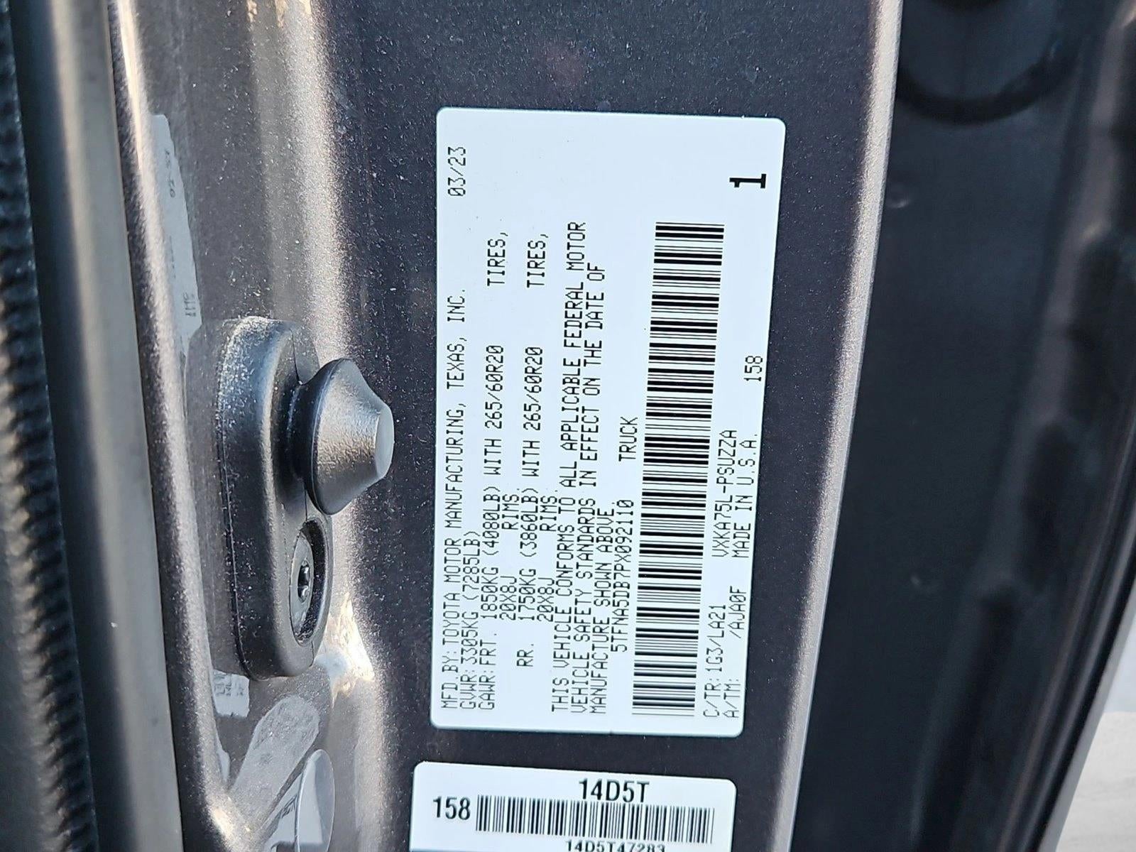 2023 Toyota Tundra 4WD Platinum
