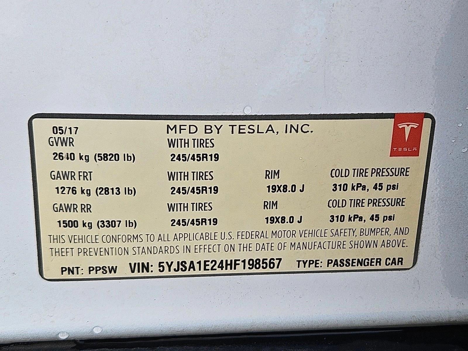 2017 Tesla Model S 100D