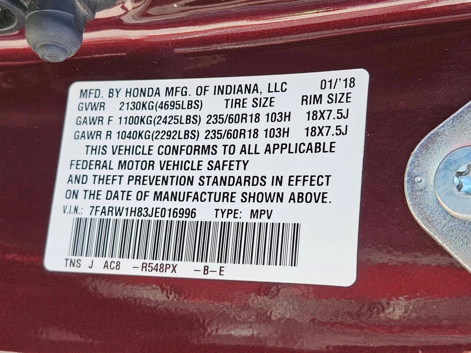 2018 Honda CR-V EX-L