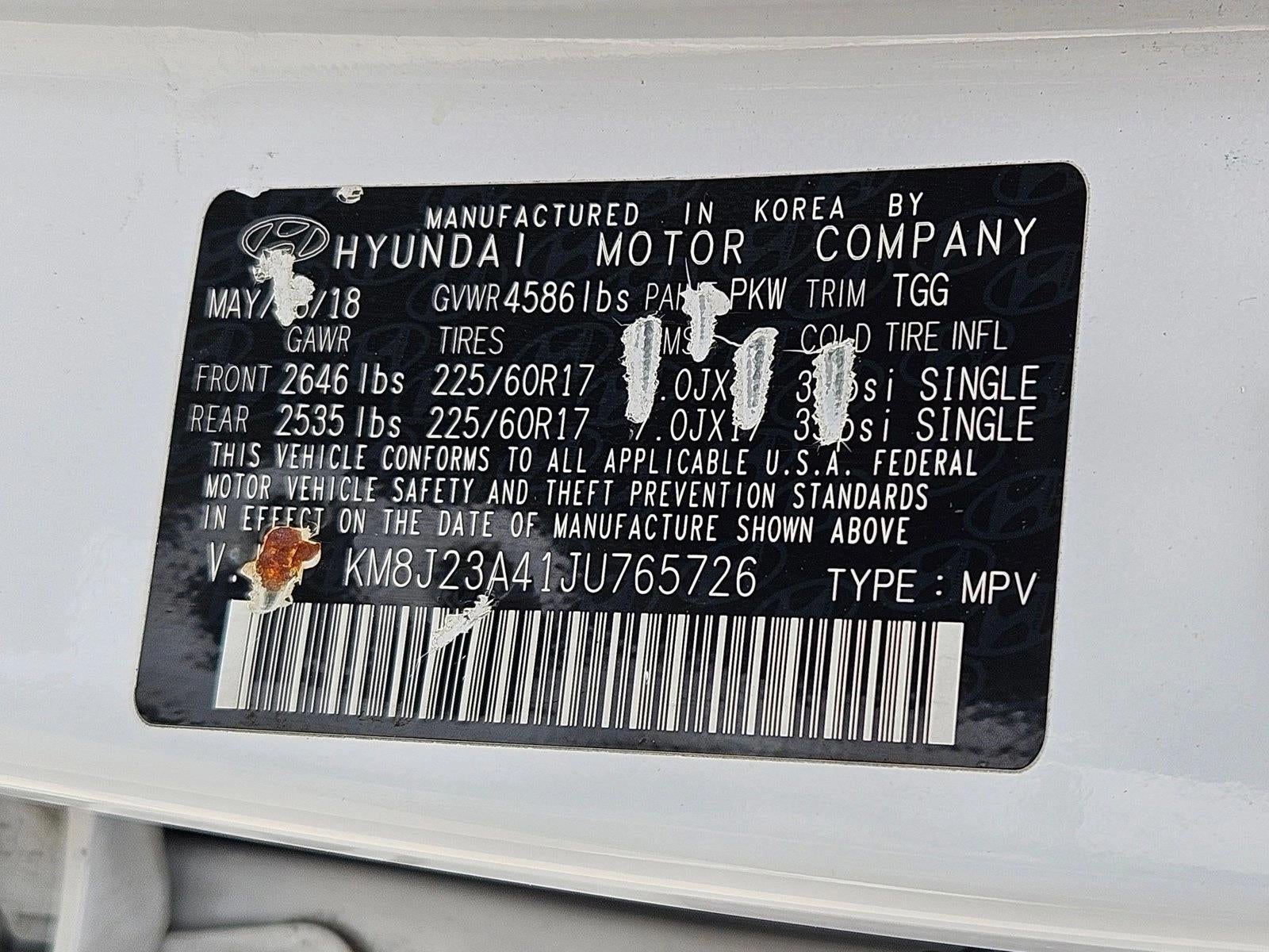 2018 Hyundai Tucson SE