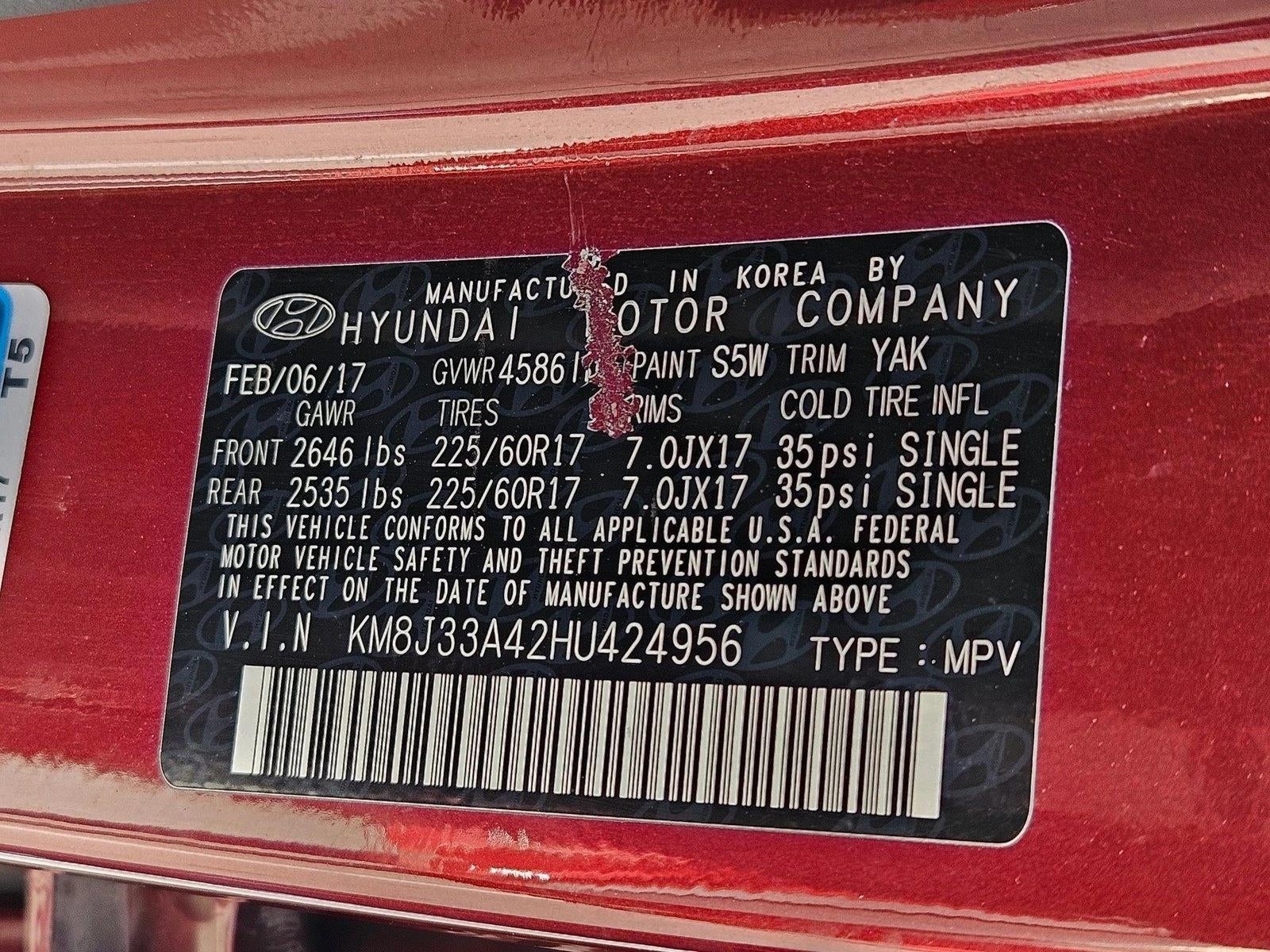 2017 Hyundai Tucson SE