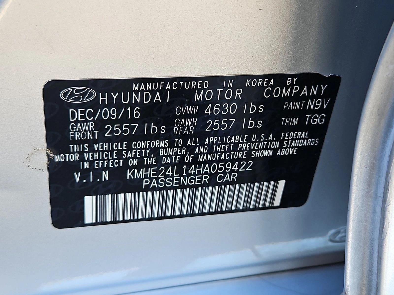 2017 Hyundai Sonata Hybrid SE