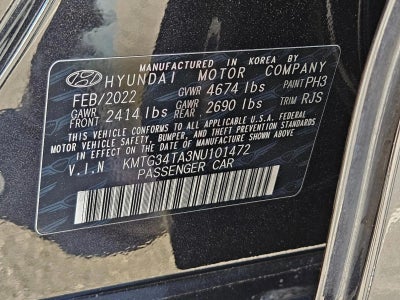 2022 Genesis G70 2.0T RWD