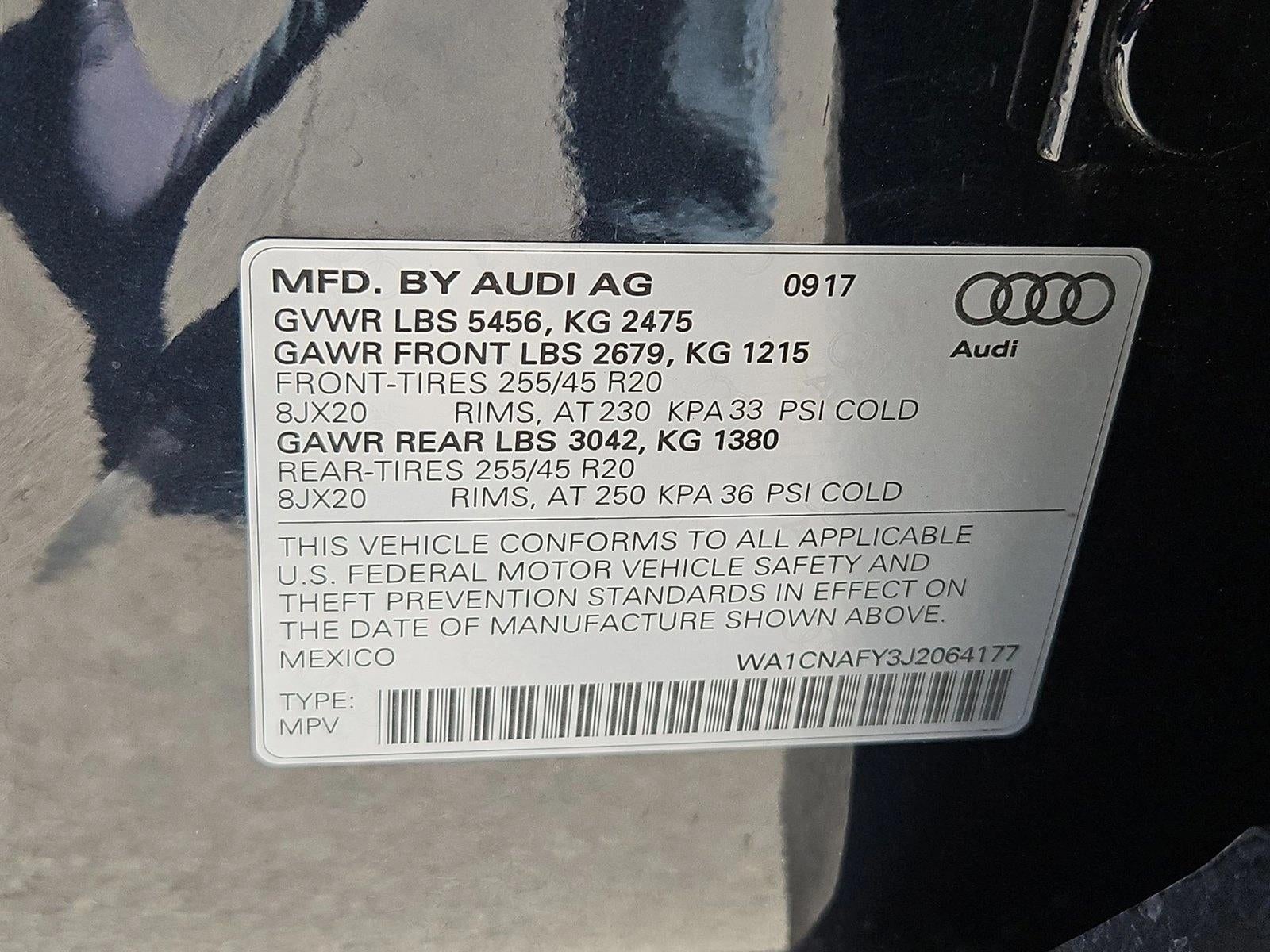 2018 Audi Q5 2.0T Premium