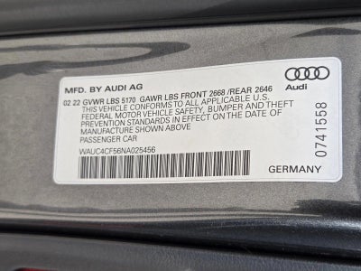 2022 Audi S5 Sportback Premium Plus