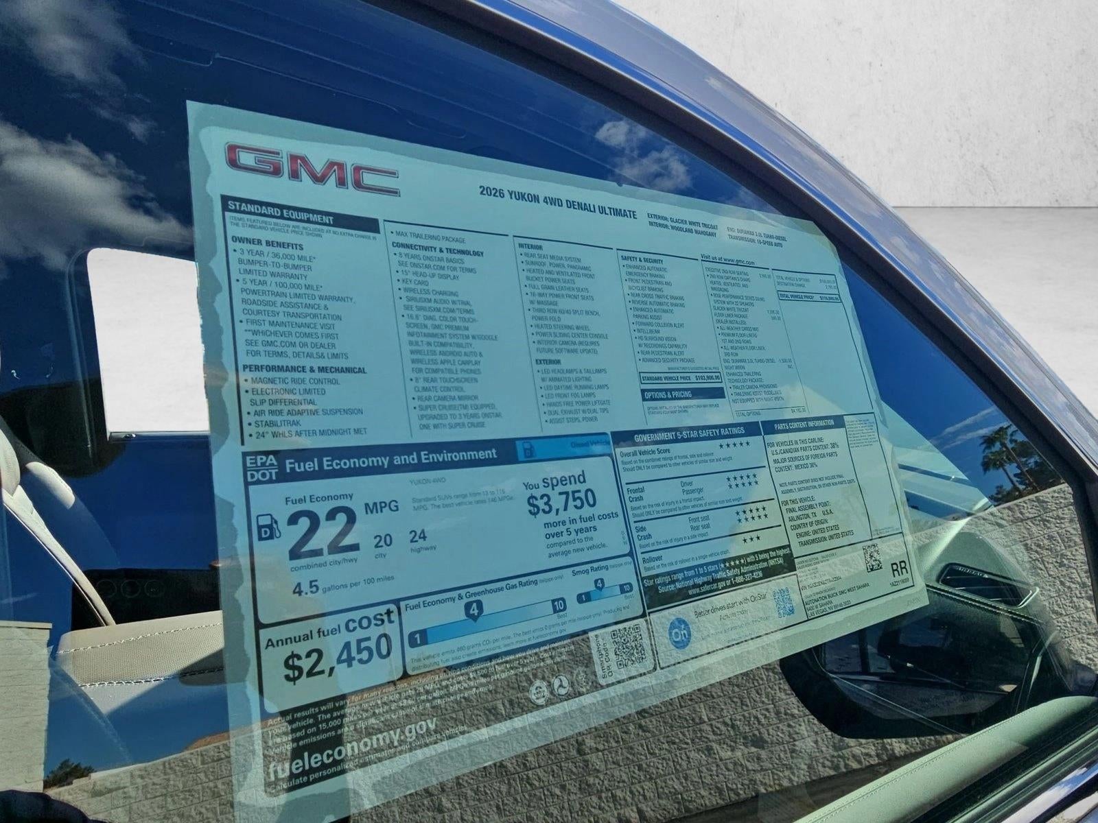 2026 GMC Yukon Denali Ultimate