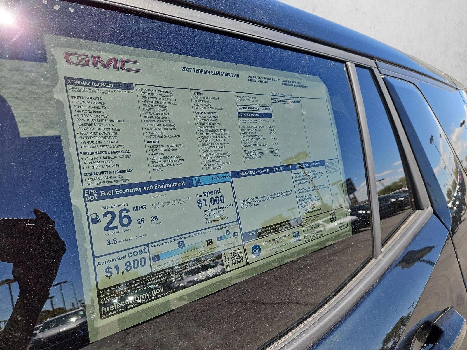 2027 GMC Terrain Elevation