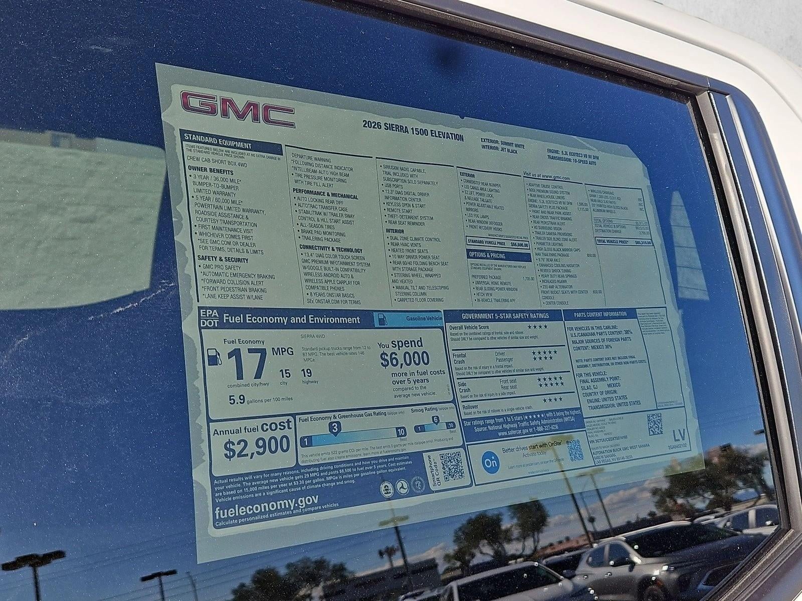 2026 GMC Sierra 1500 Elevation