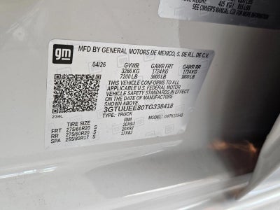2026 GMC Sierra 1500 AT4