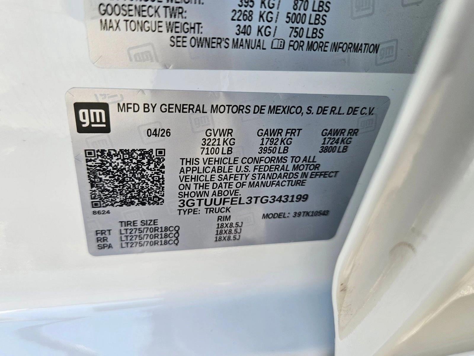 2026 GMC Sierra 1500 AT4X