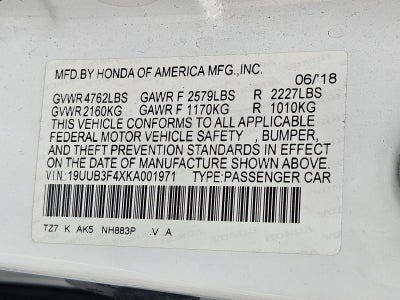 2019 Acura TLX 3.5L SH-AWD w/Technology Pkg