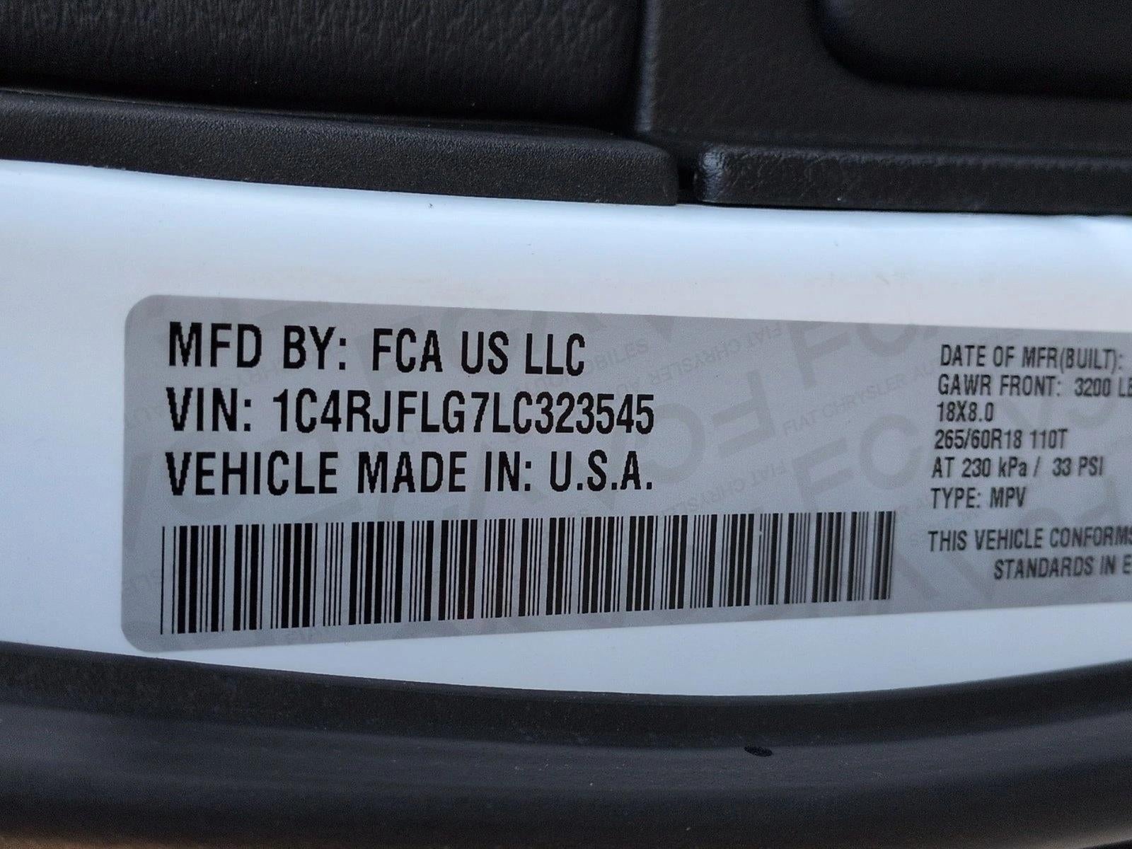 2020 Jeep Grand Cherokee Trailhawk 4x4