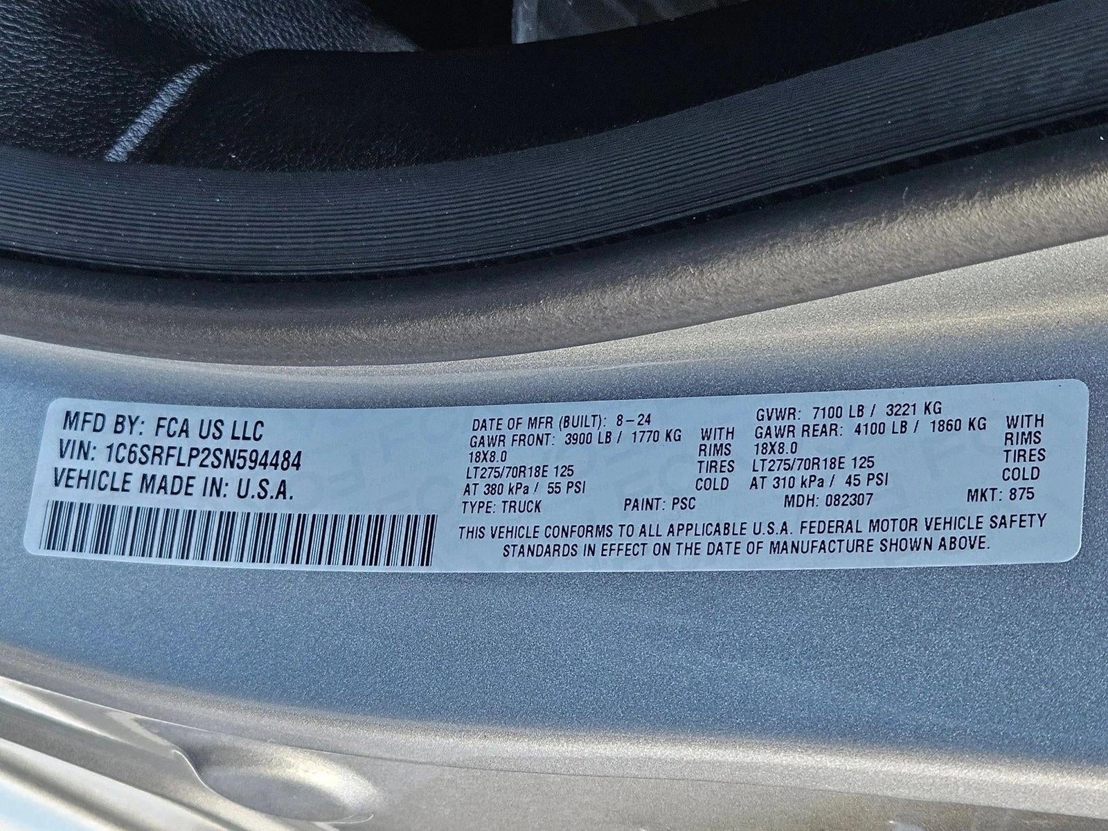 2025 RAM 1500 Rebel 4x4 Crew Cab 5'7" Box