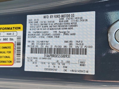 2025 Ford Mustang Dark Horse Fastback