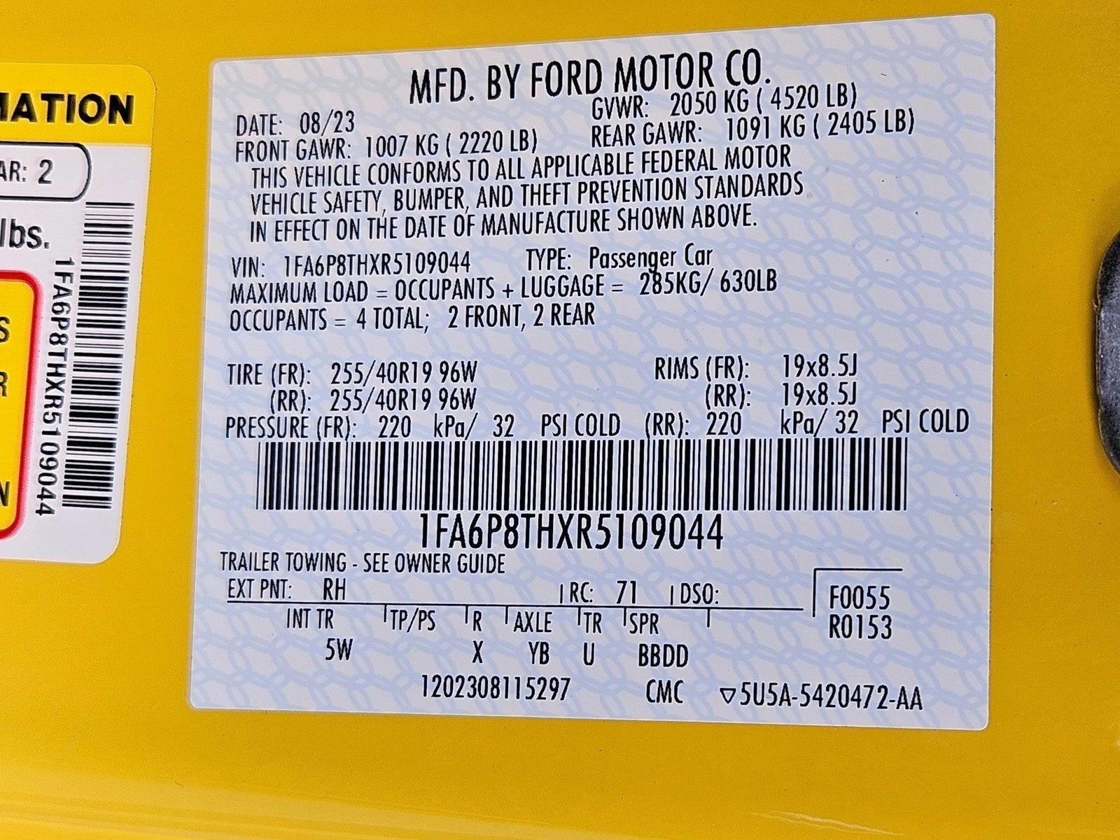 2024 Ford Mustang EcoBoost Premium Fastback