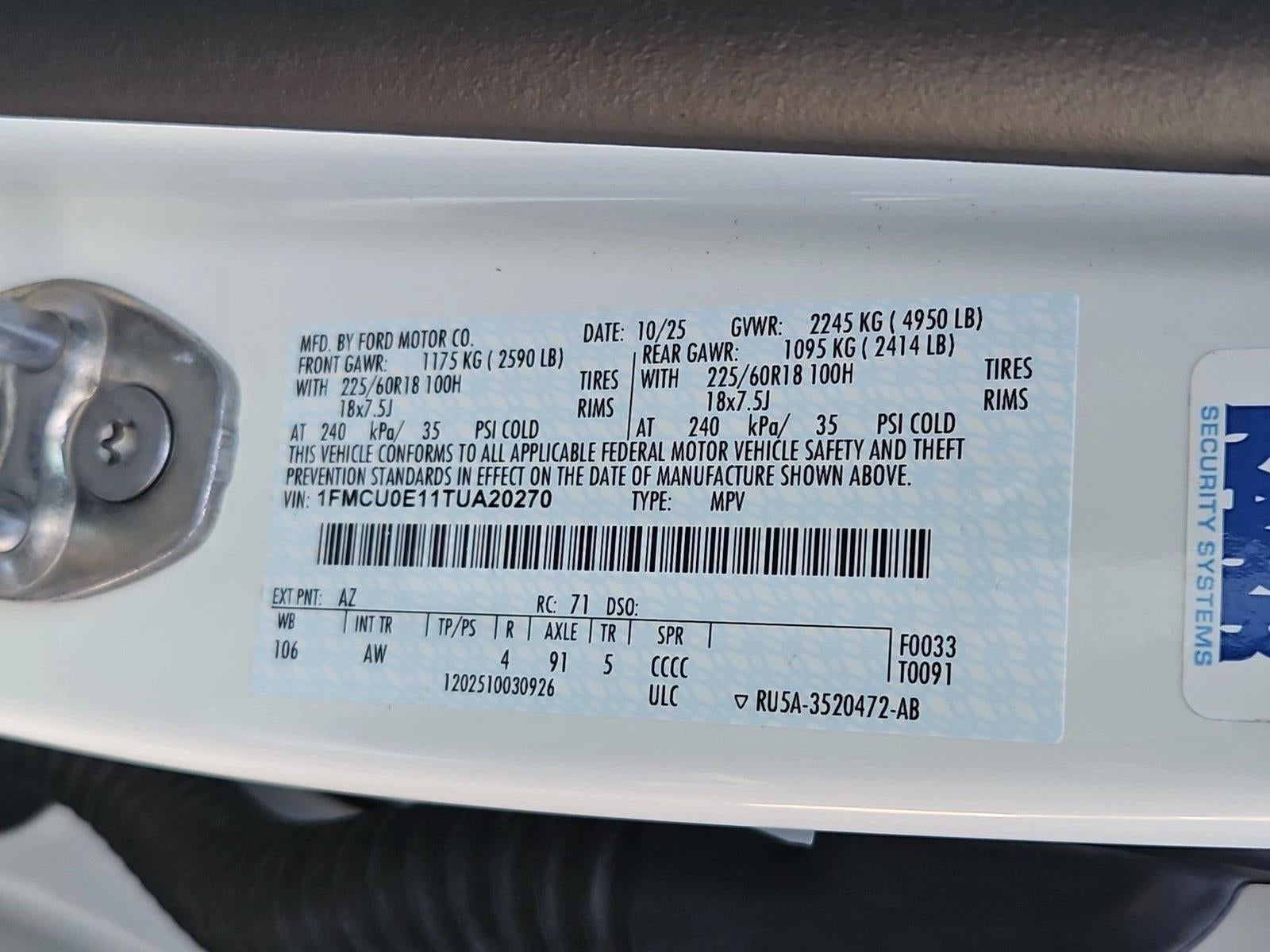 2026 Ford Escape PHEV FWD