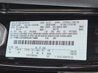 2022 Ford Escape SEL FWD