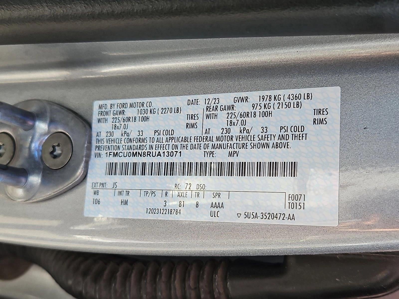 2024 Ford Escape ST-Line FWD