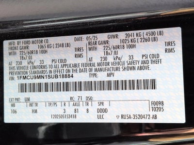 2025 Ford Escape ST-Line AWD