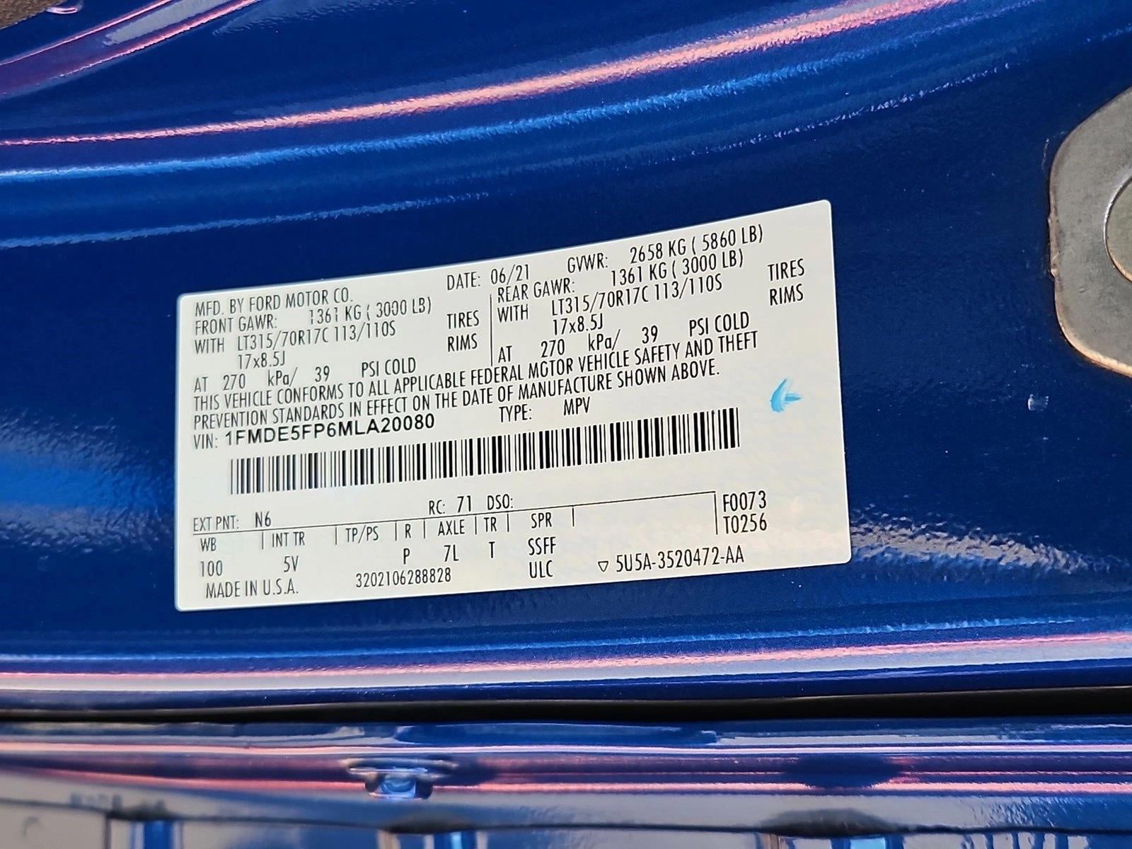 2021 Ford Bronco First Edition 2 Door Advanced 4x4