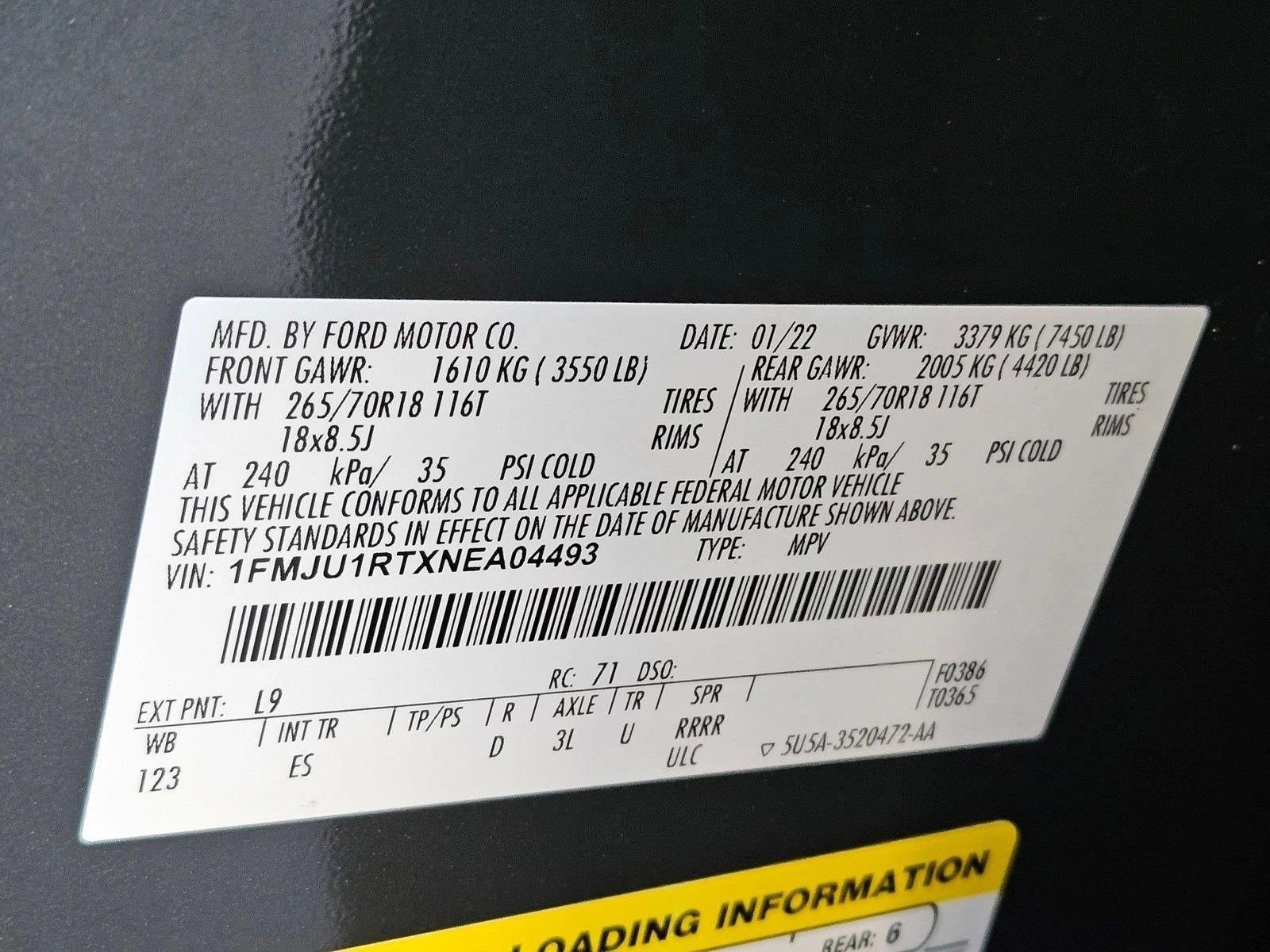 2022 Ford Expedition Timberline 4x4