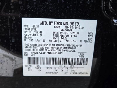 2022 Ford Explorer Timberline 4WD