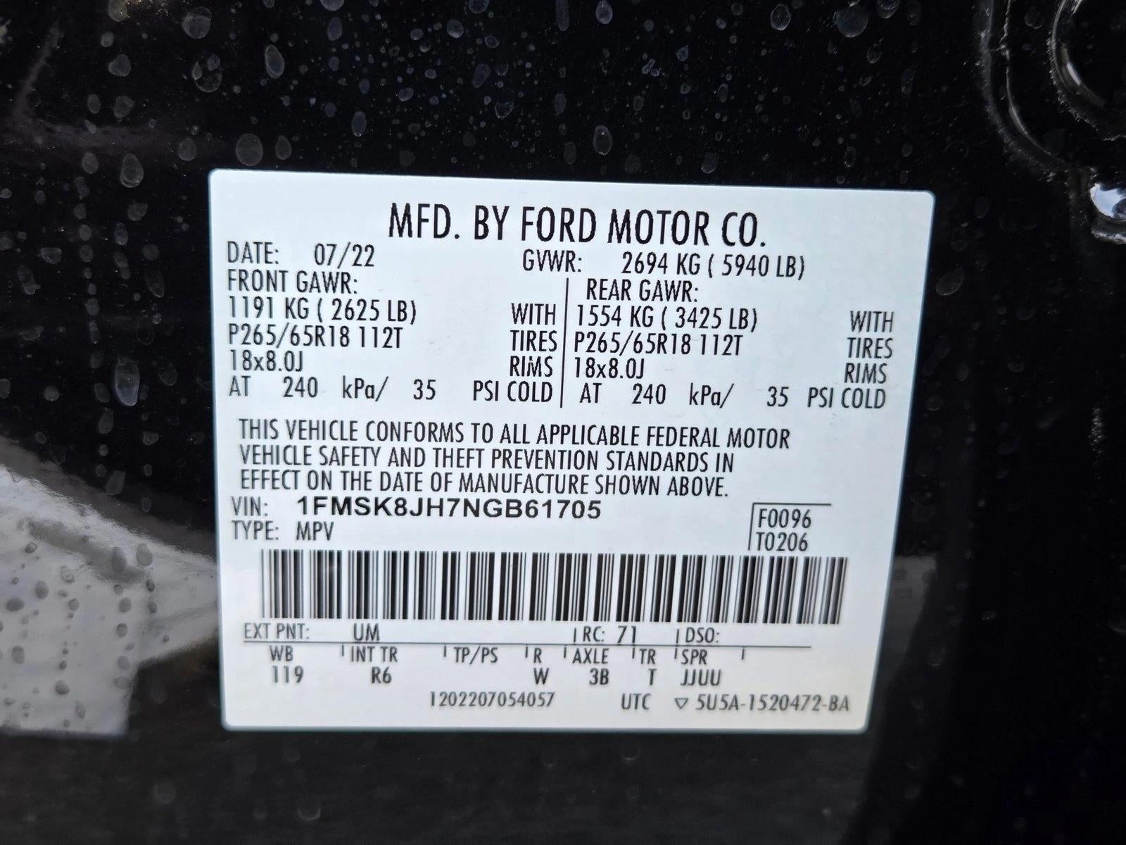 2022 Ford Explorer Timberline 4WD